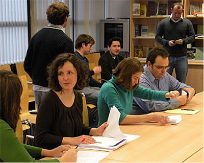 galway workshop participants prepare for discussion